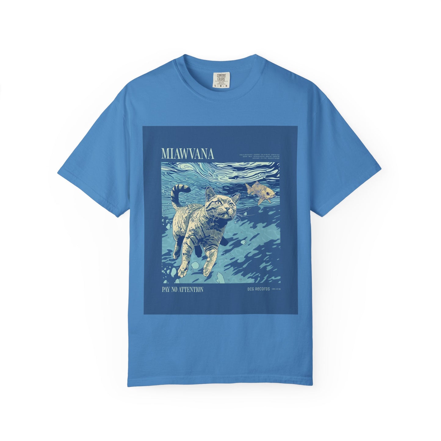 Fun Cat Illustration Unisex T-Shirt - Miawana Design