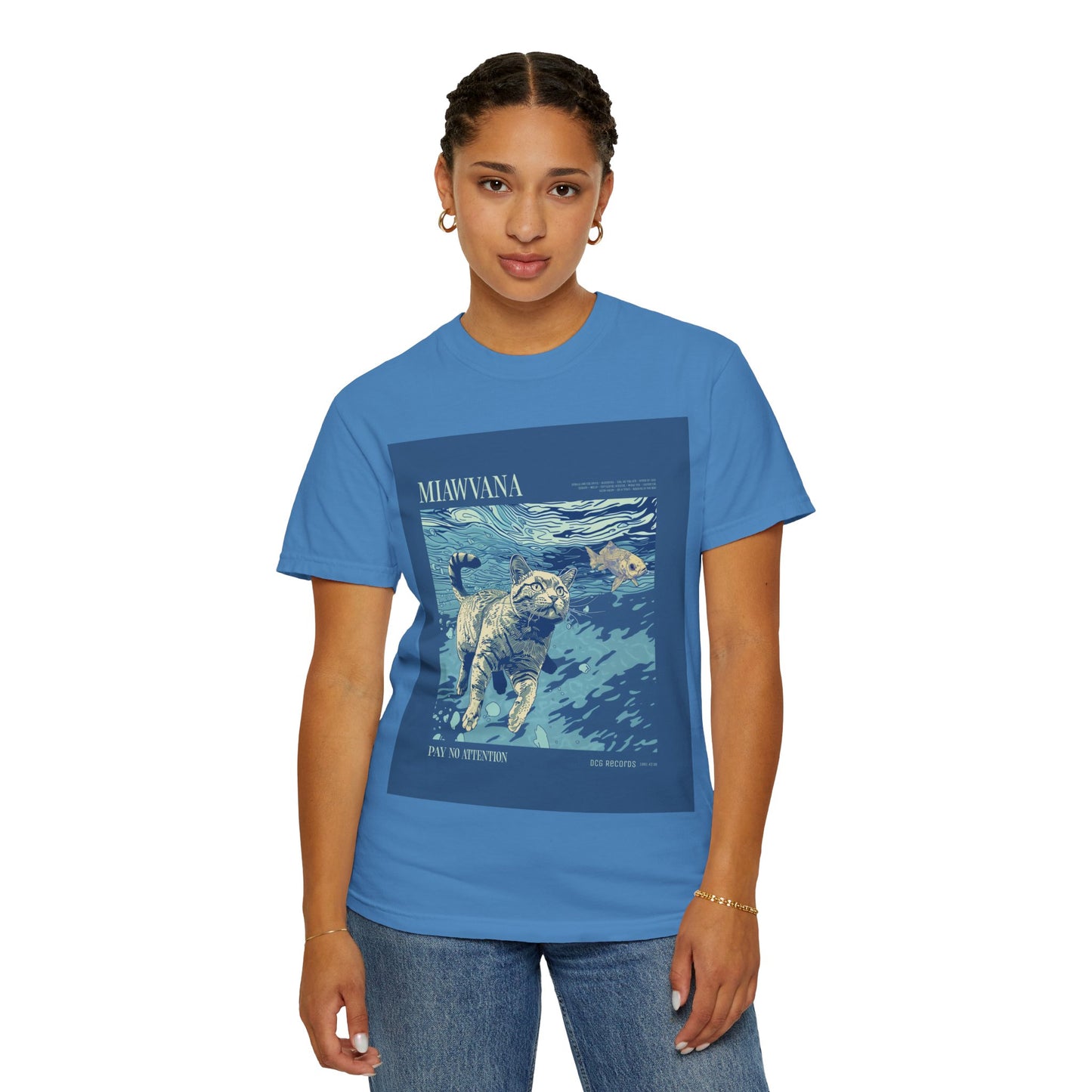 Fun Cat Illustration Unisex T-Shirt - Miawana Design