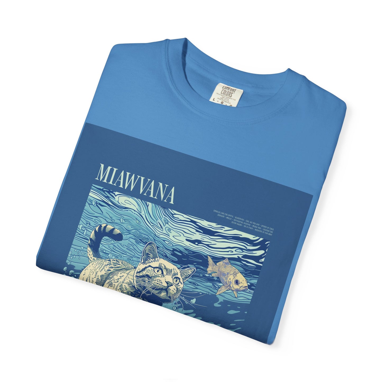 Fun Cat Illustration Unisex T-Shirt - Miawana Design