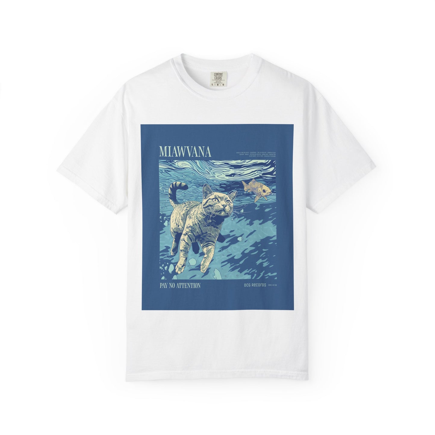 Fun Cat Illustration Unisex T-Shirt - Miawana Design