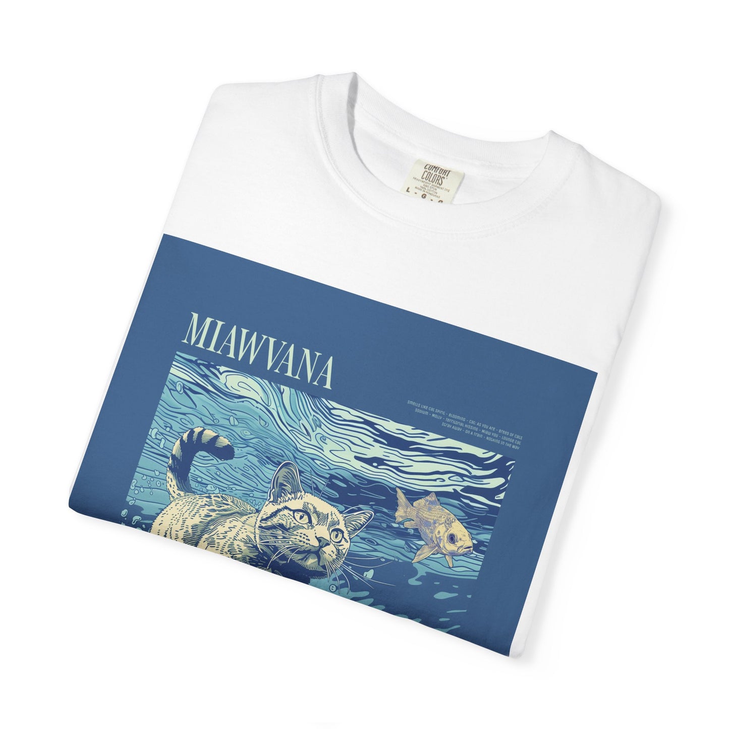 Fun Cat Illustration Unisex T-Shirt - Miawana Design