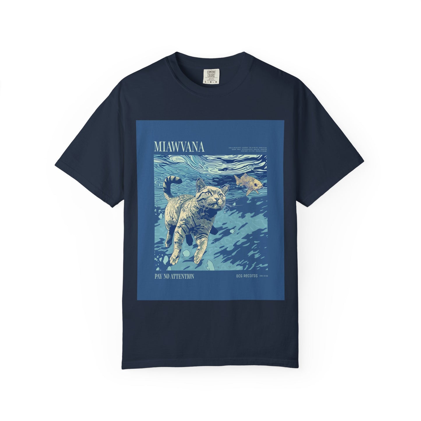 Fun Cat Illustration Unisex T-Shirt - Miawana Design
